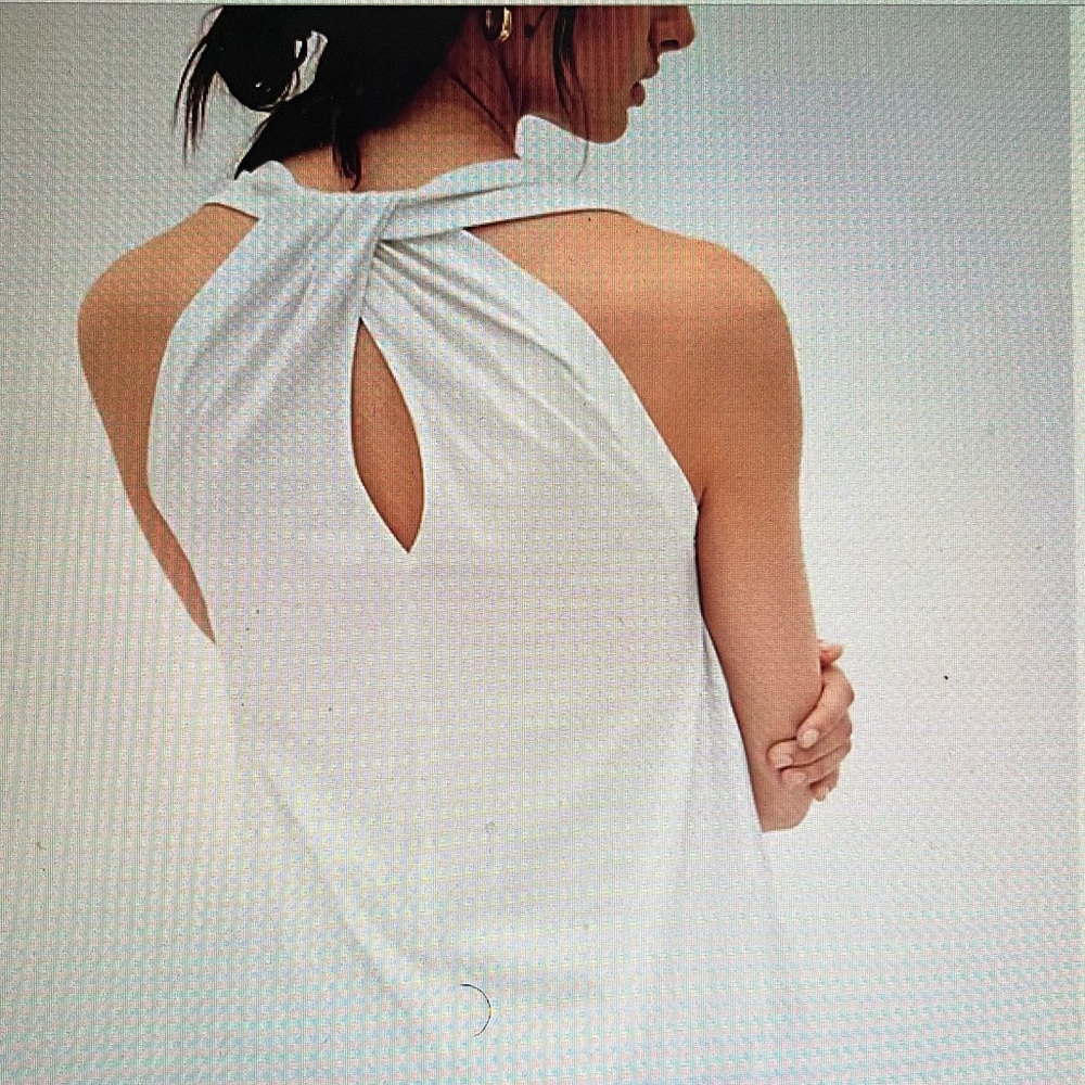 Anthropologie Twist Halter Tank